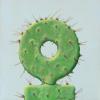 Prickly Pear Cactus with Hole
Acrylic on linen  10"x10"